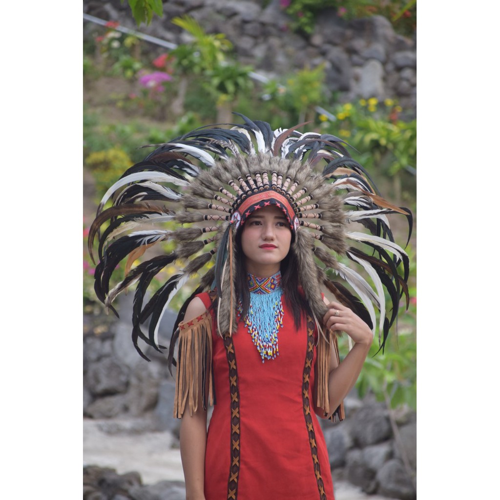 TOPI INDIAN - INDIAN HEADDRESS SMALL AYAM BILABONG