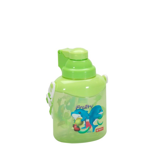 Lion Star NN-18 Navy Bottle Oval 650 ml Botol Minum Anak Kecil Lucu Tempat Air Minum Plastik Sedot