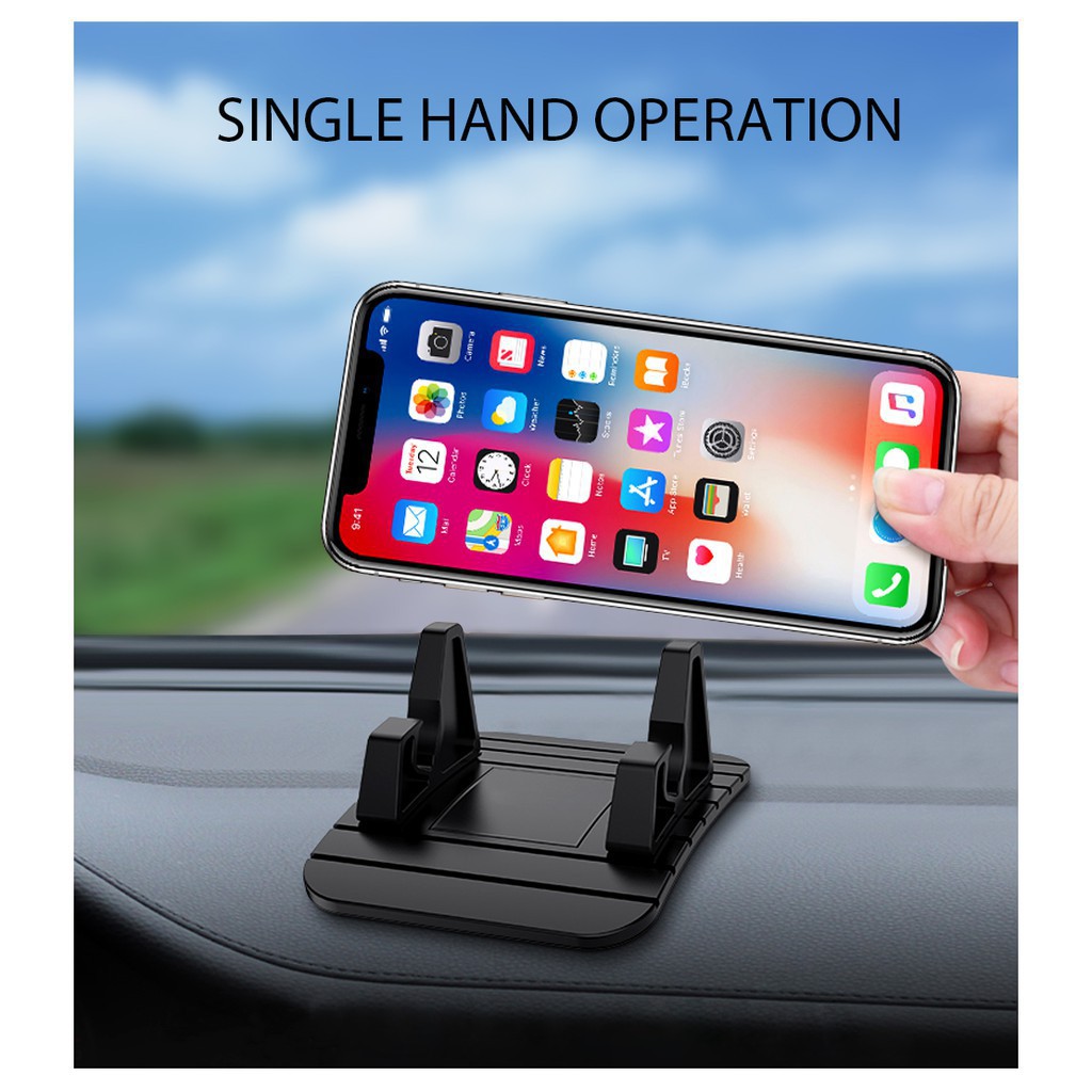 1 PCS Universal Lembut Silikon Dudukan Ponsel mobil Dashboard GPS socket Anti Slip Tikar Berdiri