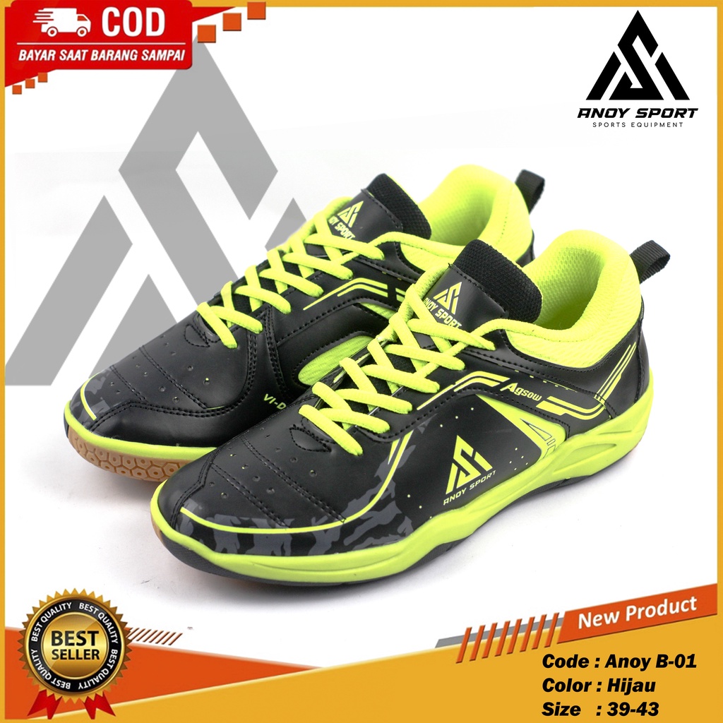 Sepatu Badminton Anoy B-01 // Sepatu Bulu Tangkis // Sepatu Olahraga // Sepatu Voly