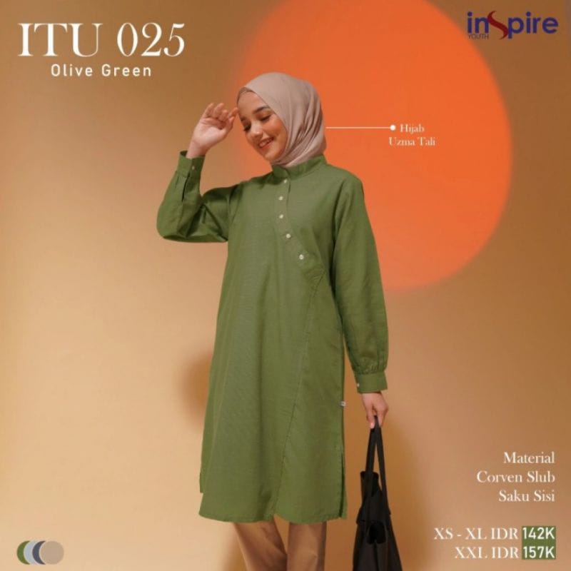 TUNIK INSPIRE ITU 025 OLIVE GREEN