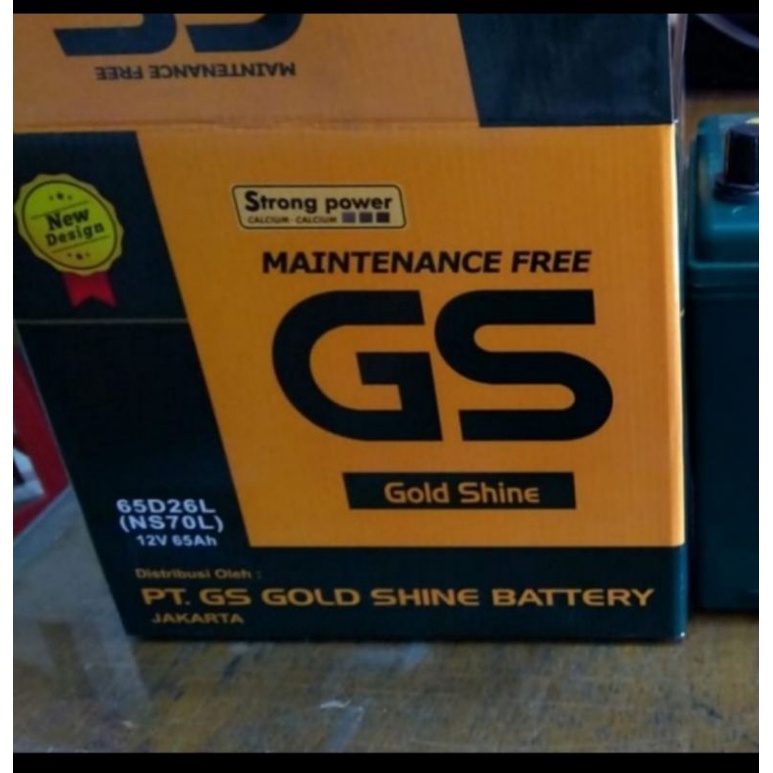 Gold Shine GS Maintenance Free NS70L 65D26L 65 ah GS MF NS70L