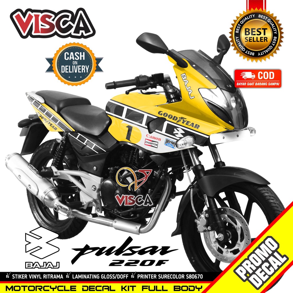 Decal Bajaj Pulsar Full Body Decal Bajaj Pulsar 220F Full Body Stiker Full Body Stiker Bajaj Pulsar 