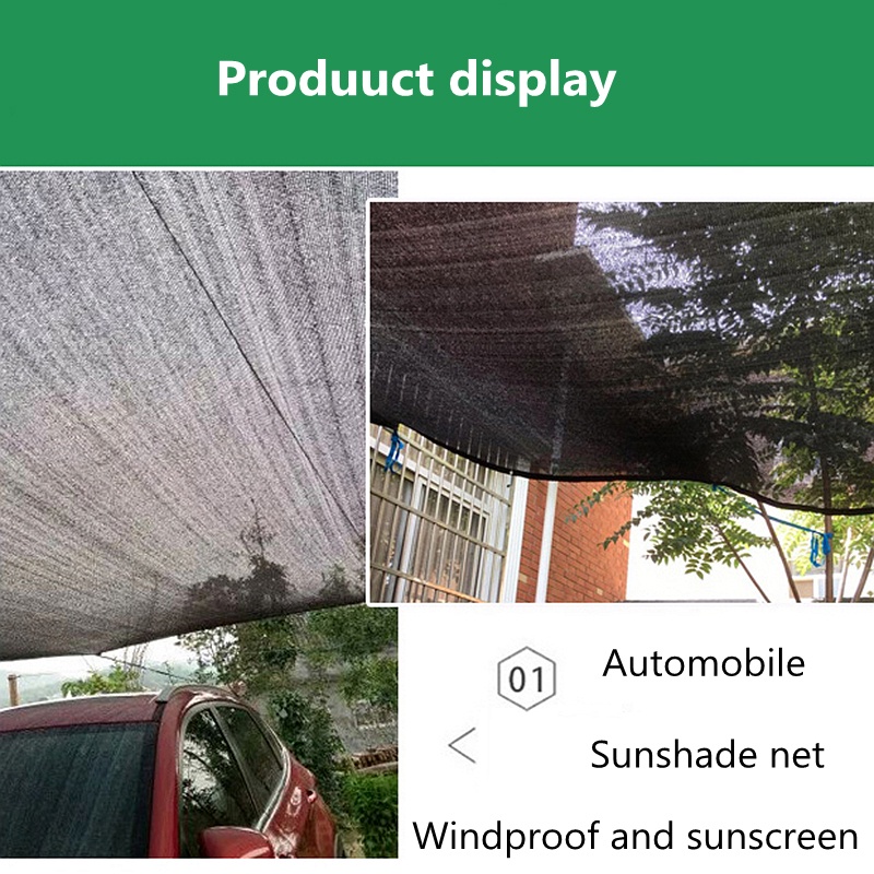 Mi.more Jaring Anti UV Penahan Sinar Matahari 80%, Jala Naungan Pelindung dari Sinar Matahari Taman Luar Ruang Penutup Tanaman Di Rumah Kaca Penutup Mobil