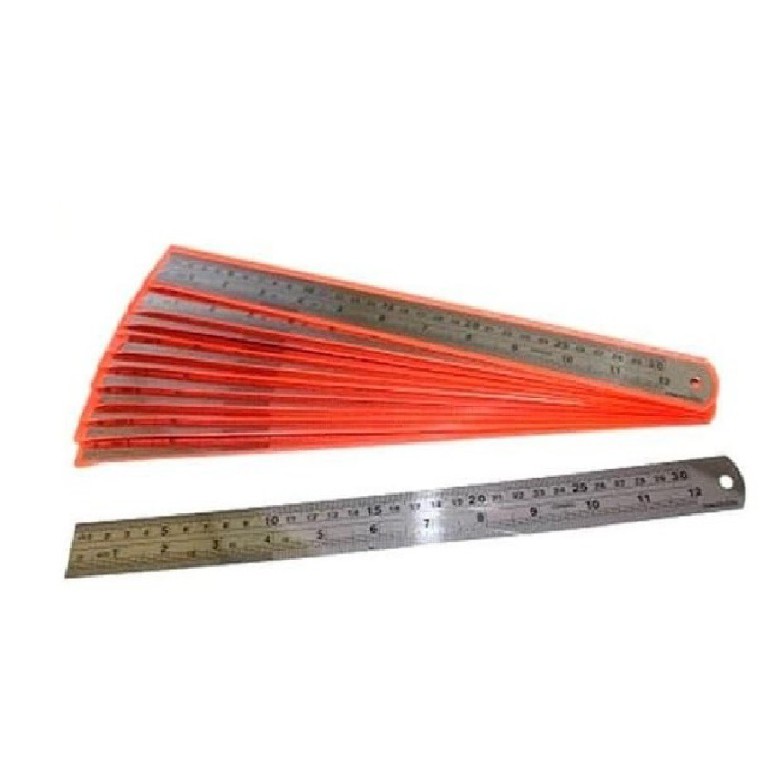 

HONBA-H003 Penggaris Besi Stainless Steel Tebal ( 30 cm )