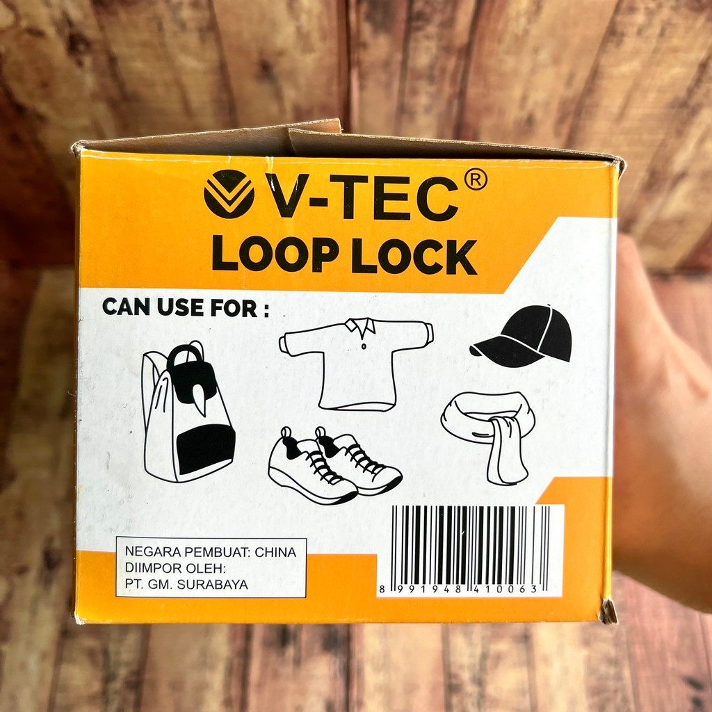 5000 pcs Loop Pin - Loop Lock V-Tec LL 126/B - Tali Hangtag - Tali Label 5 inch