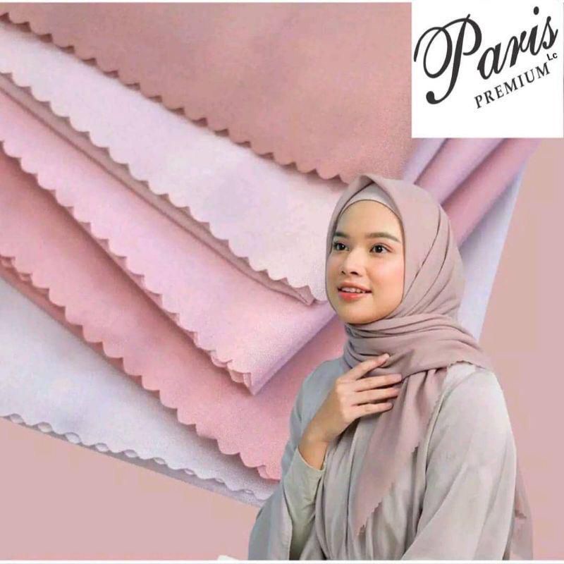 hijab segi empat paris premium laser cut