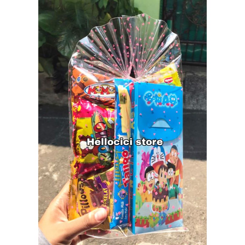 

PARCEL KEMASAN SNACK BINGKISAN ULTAH + KOTAK PENSIL MURAH