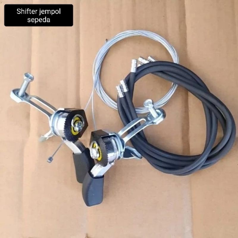 OPERAN TOEL SEPEDA OPERAN JEMPOL RRT THUMB SHIFTER 6-9 SPEED
