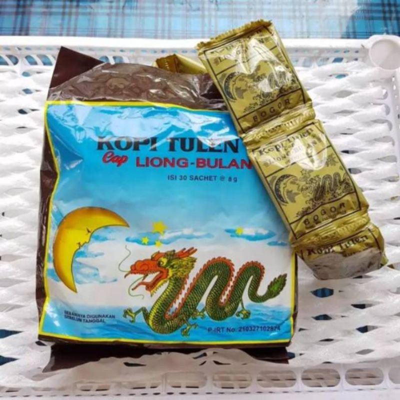 

NG Kopi Liong Bulan Mini/Kopi Tulen Tanpa Gula Isi 30 Sachet x 8gr Kopi Legendaris Khas Kota Bogor
