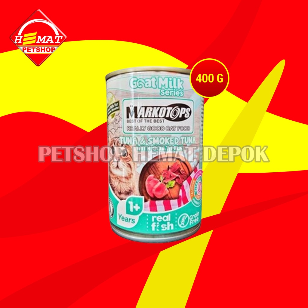 Makanan Kucing Markotop 400 Gram cat Wet Food 400 Gram Kaleng