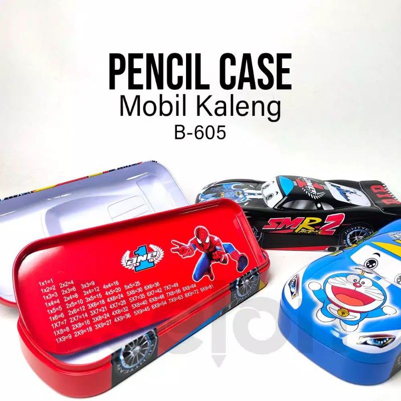 TEMPAT PENSIL KARAKTER MOBIL / TEPAK PENSIL MOBIL / TEMPAT PENSIL MOBIL