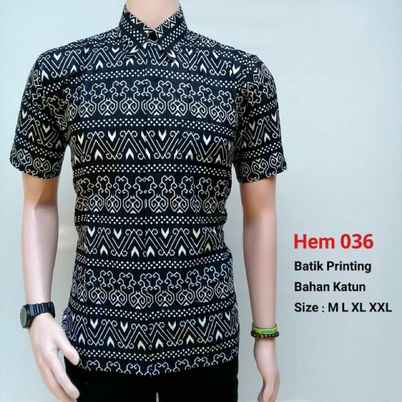 Kemeja Hem Batik Termurah Top 1 Di Shopee Original No Kw