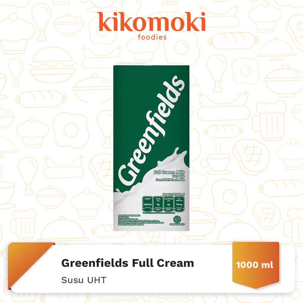 

Susu UHT GreenField Full Cream GreenFields Plain 1 liter