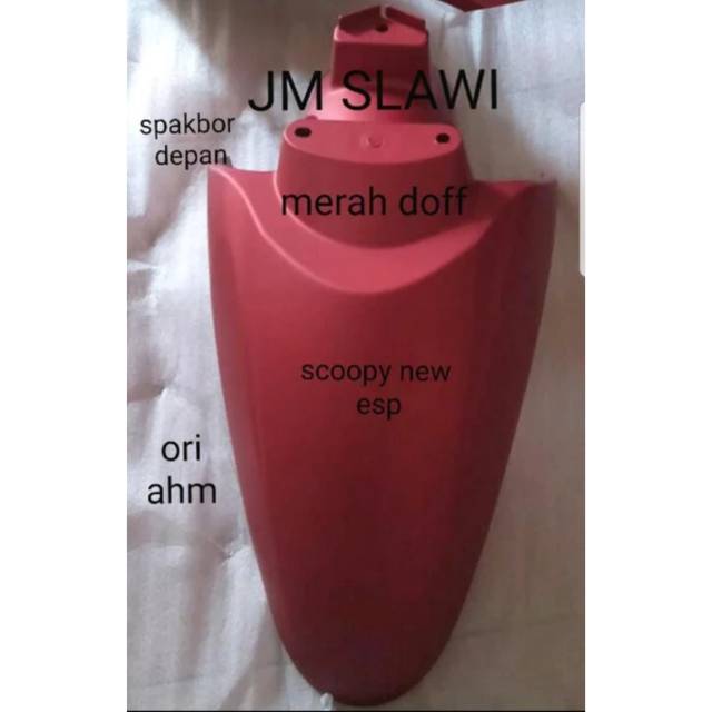 61100-K93-N00ZP cover fender front spakbor slebor depan new scoopy esp 2017-2020  merah doff  ori honda ahm