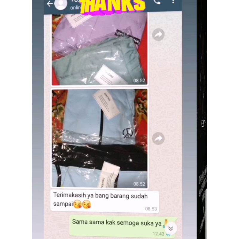 Geso x Seeing Peace - Jaket Light Blue