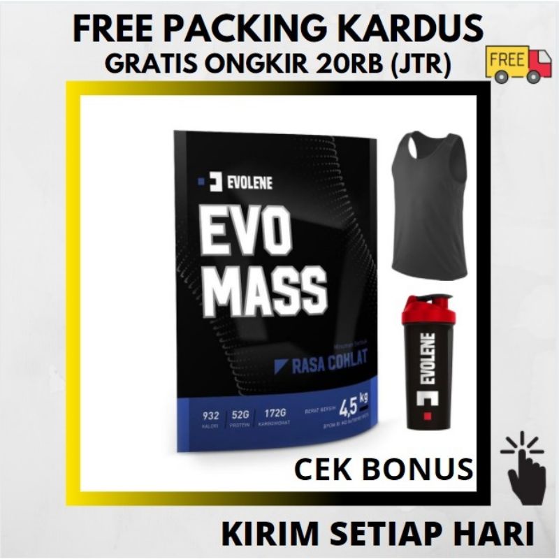 EVO MASS 4,5 KG EVOLENE SUSU PROTEIN EVOMASS 10LBS 10 LBS EVOMAS