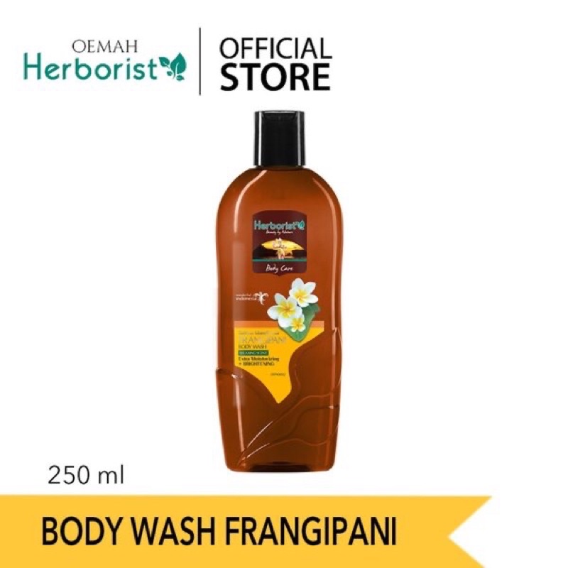Jual Herborist Body Wash Frangipani 250ml Shopee Indonesia