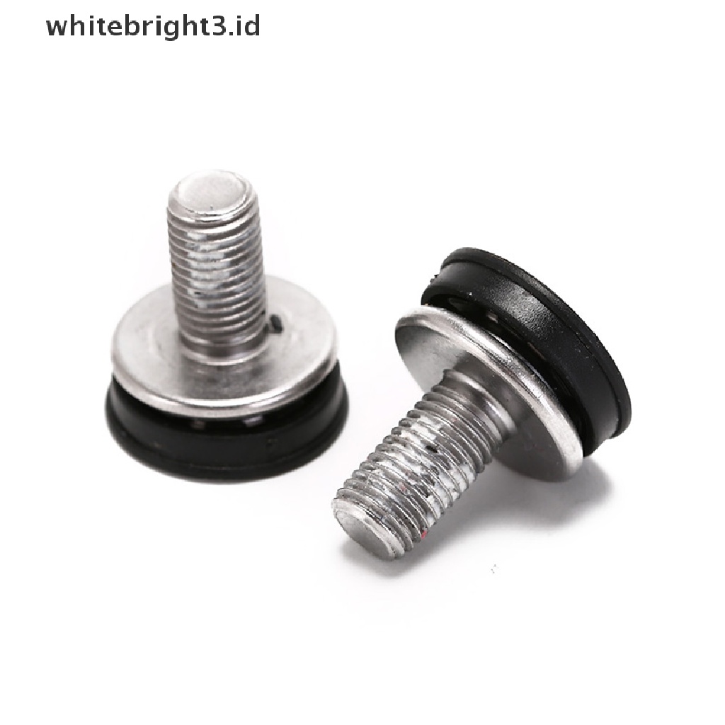 (whitebright3.id) 2pcs Baut crank bottom bracket Sepeda Tanpa Tutup Sekrup m8