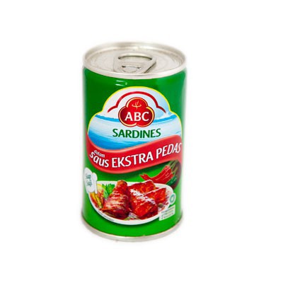 

abc sardines 155 Gr (Chille Saus)