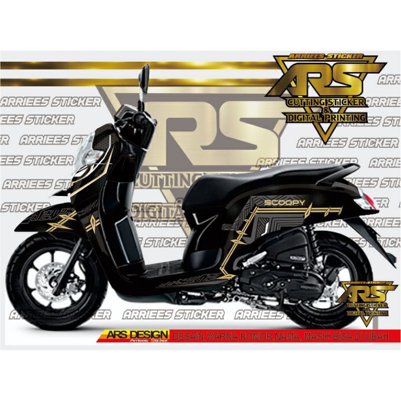 DECAL SCOOPY FULL BODY - DECAL STICKER scoopy scoopy FULL BODY