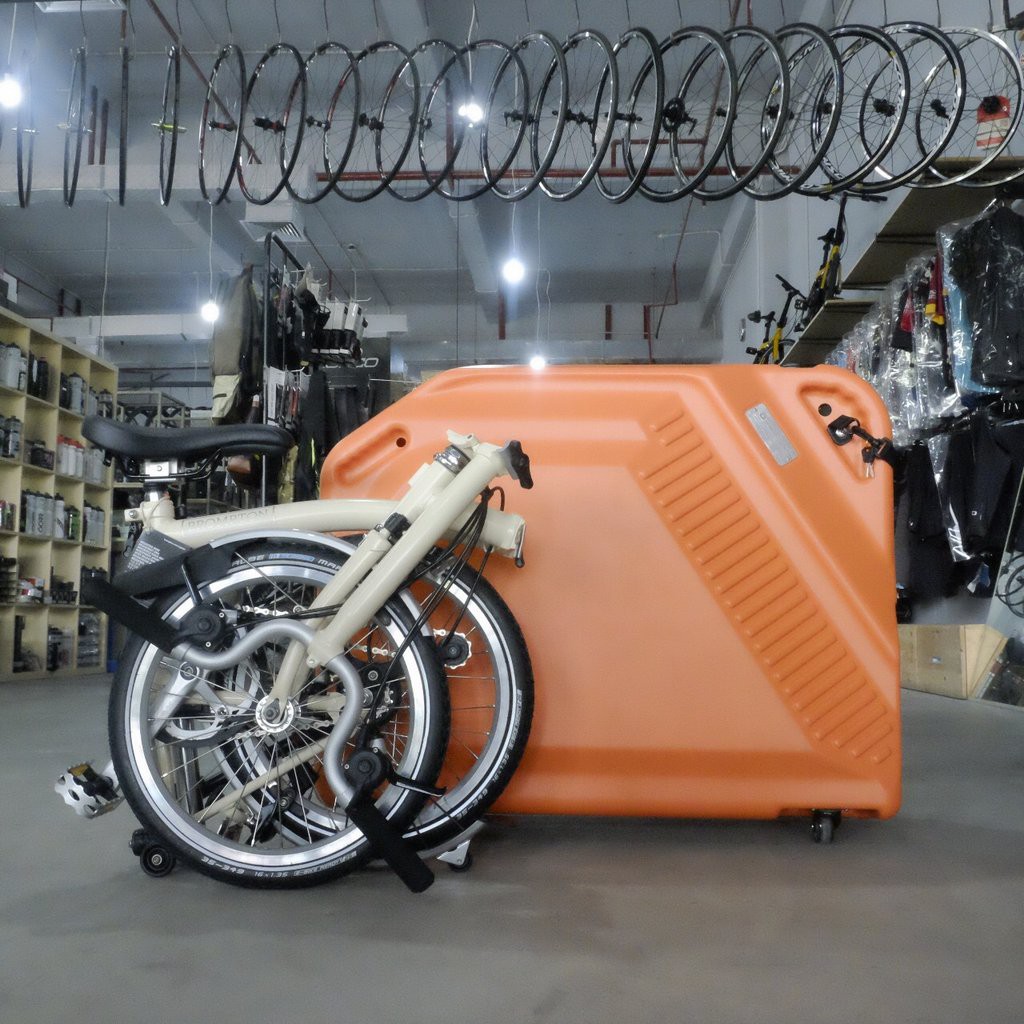 KOPER SEPEDA FYRLYT F-20 FOLDING BIKE CASE - ORANGE