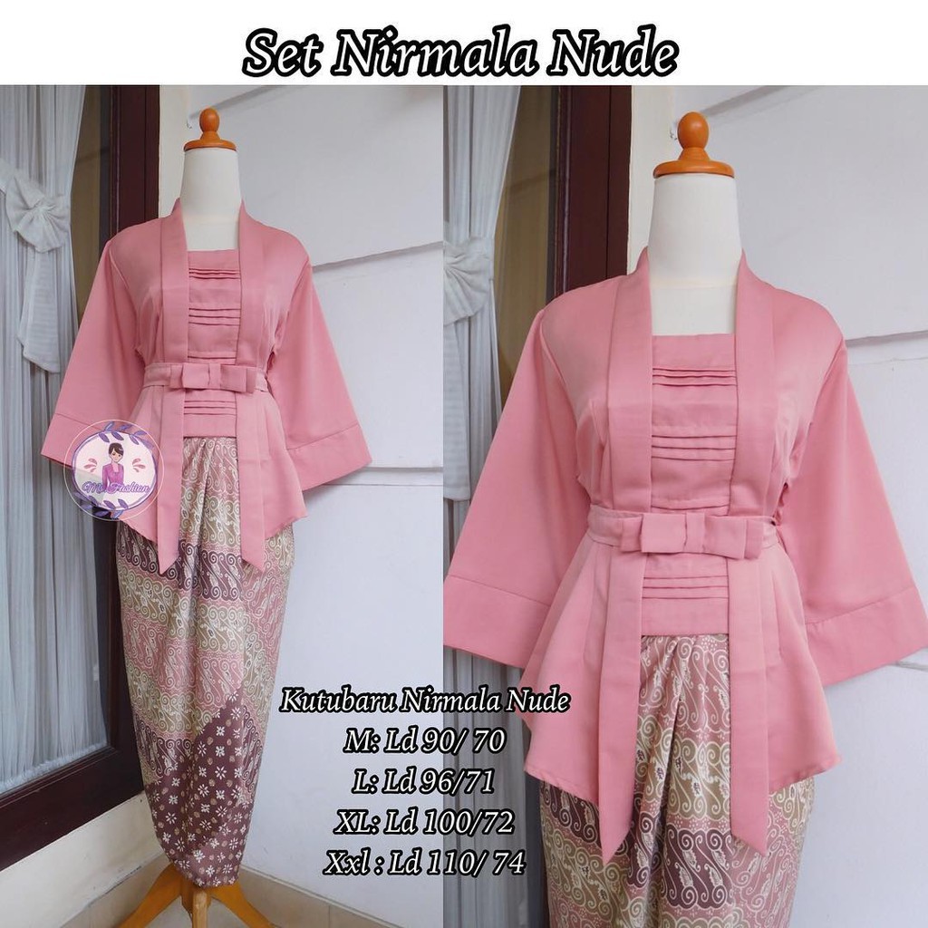 Setelan Kebaya Nirmala Pink Nude