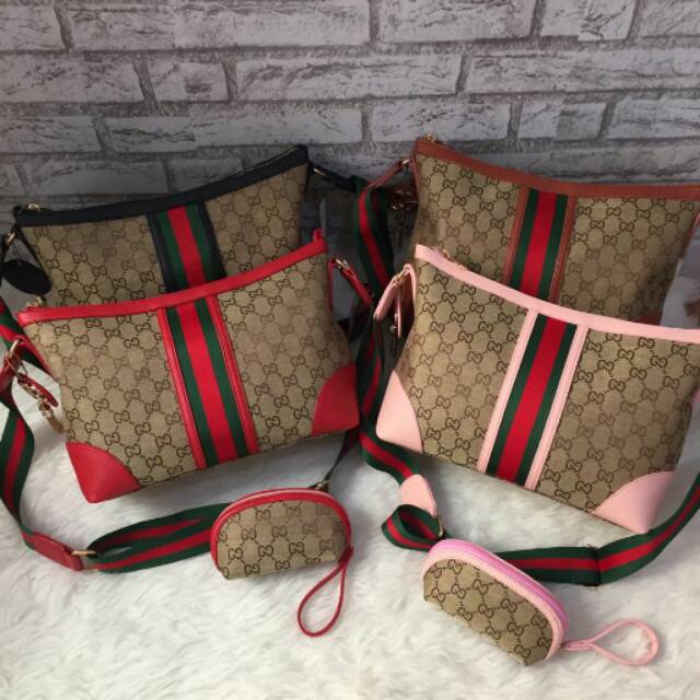 GUCCI HOBO CANVAS SET