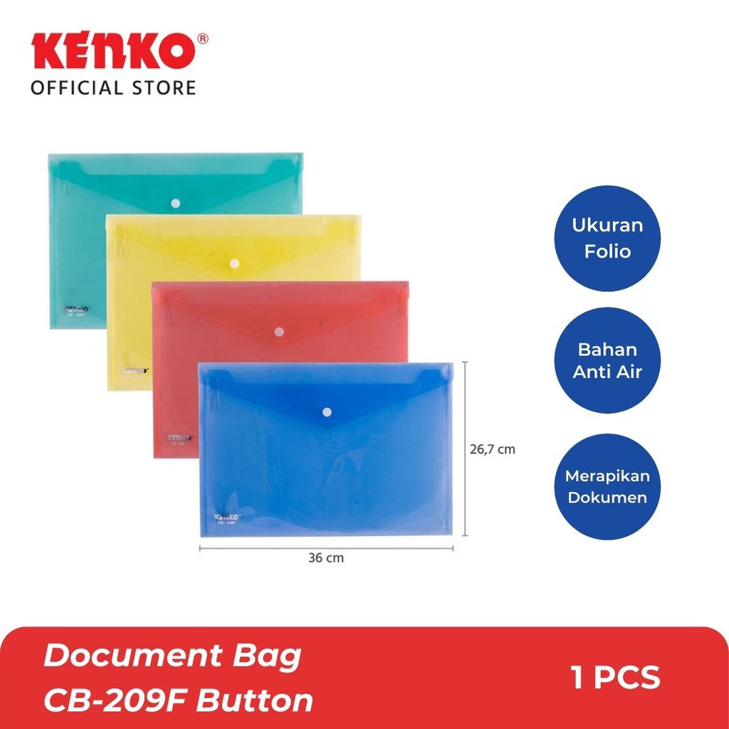 

KENKO DOCUMENT BAG / Tas Dokumen Kancing CB - 209 F Button