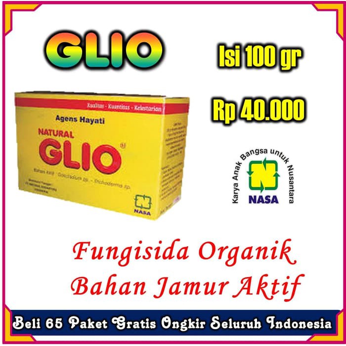 

NATURAL GLIO PENGENDALI JAMUR FUSARIUM ORGANIK NASA