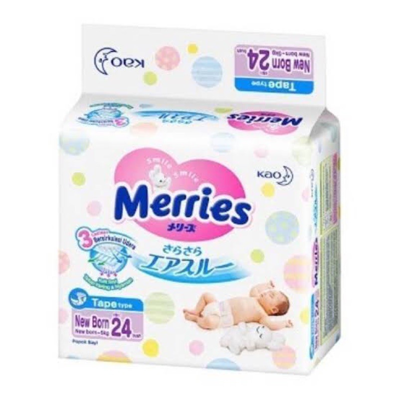 Merries Tape Premium Newborn 24