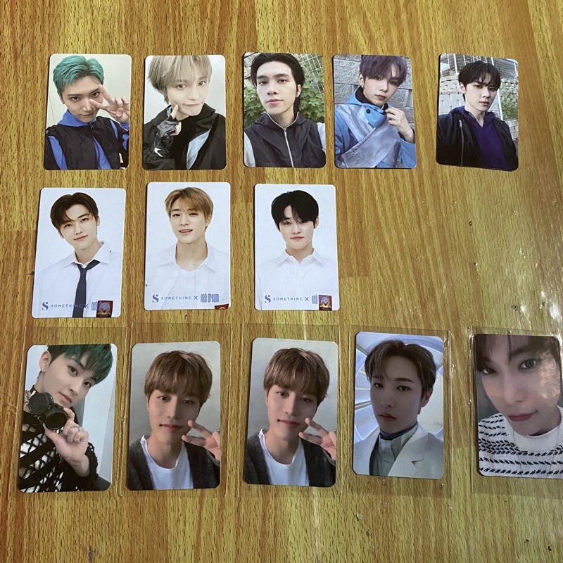 jaemin jeno chenle ten doyoung yangyang kun hendery shotaro mark taeil renjun photocard universe alb