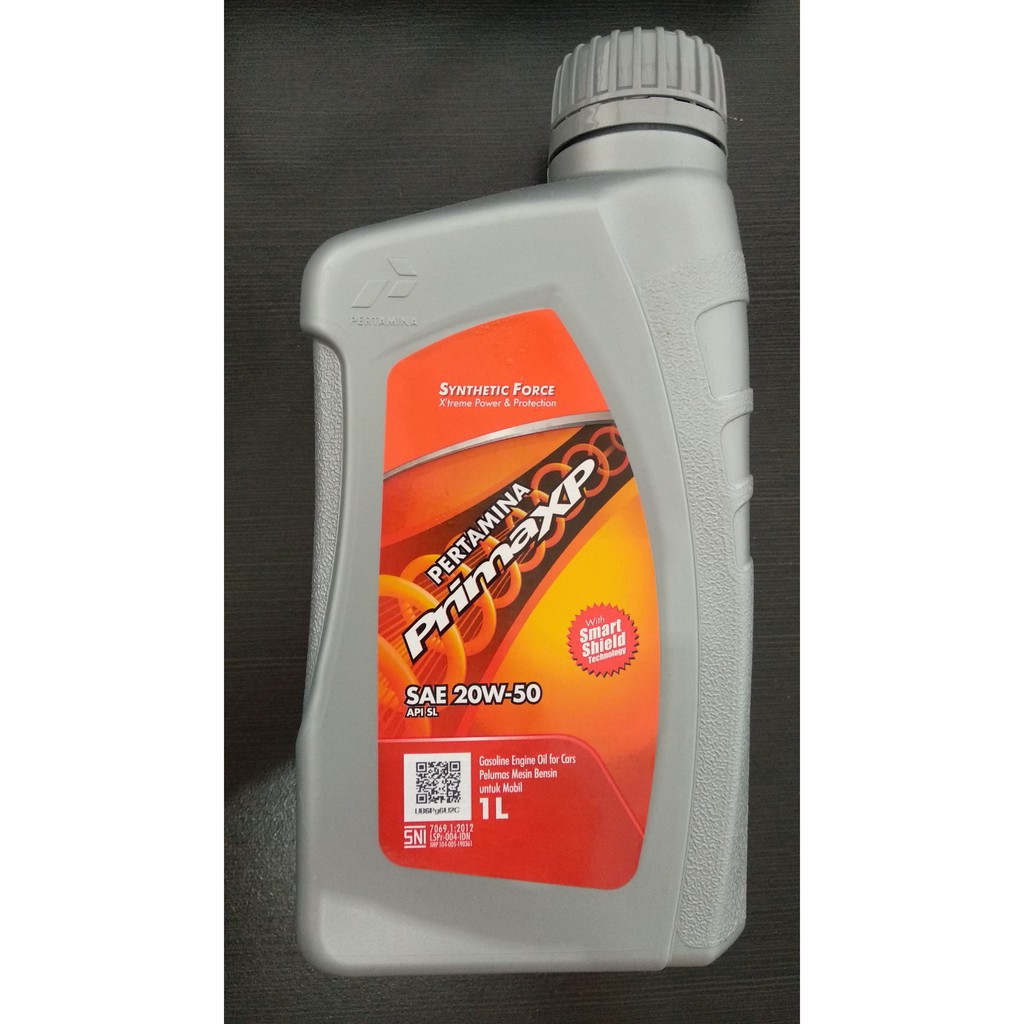 Oli Prima XP 1 Liter SAE 20W-50 API SL | Oli Mesin Mobil Bensin
