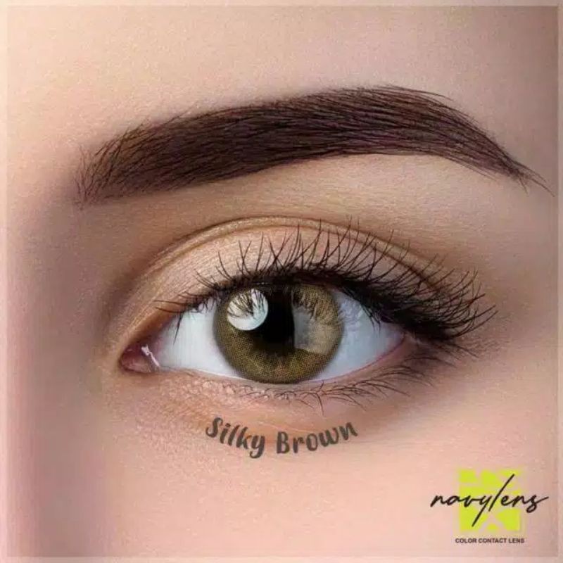 CUCI GUDANG Softlens NAVYLENS SILKY by OMEGA EYECARE 15 MM