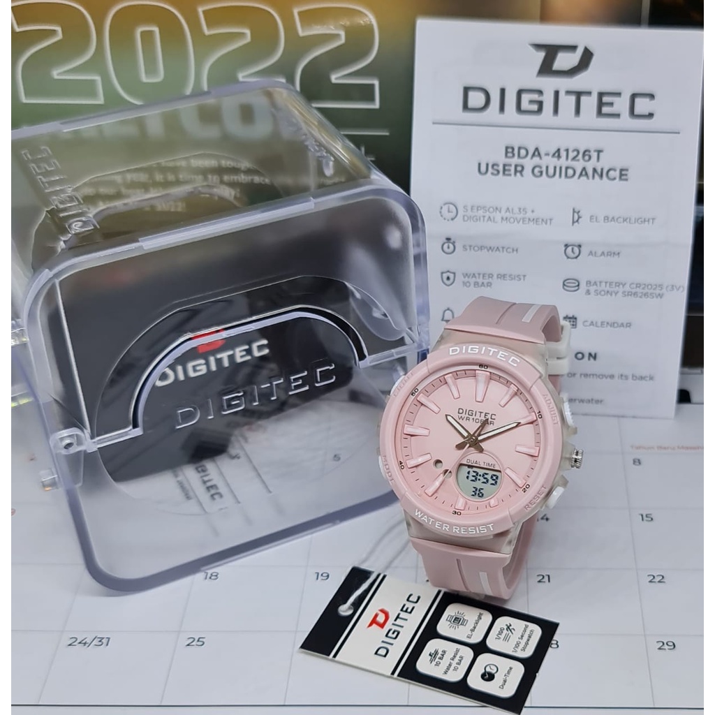 Jam Tangan Wanita DIGITEC DG-4126 Original/DA-2126 Jam Tangan Digitec Original 100%