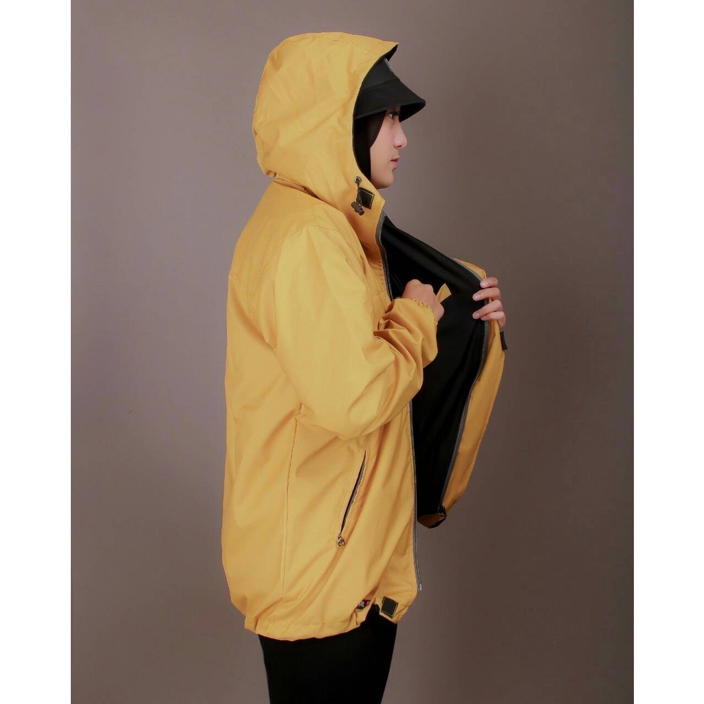 The Bojiel Pleasure - Jaket Outdoor Pria Jaket Parasut Jaket Outdoor Unisex Jaket Distro Jaket Gunung Kuning