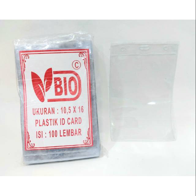 

Plastik Sarung Mika Id Card 10.5cm x 16cm isi 10 lembar