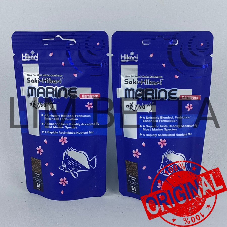 SAKI HIKARI MARINE CARNIVORE 40 GRAM / PELLET IKAN AIR LAUT