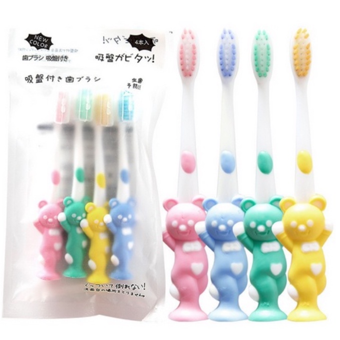 3pc/4pc Sikat gigi bayi anak / kids toothbrush 3 pcs Set CBKS LC