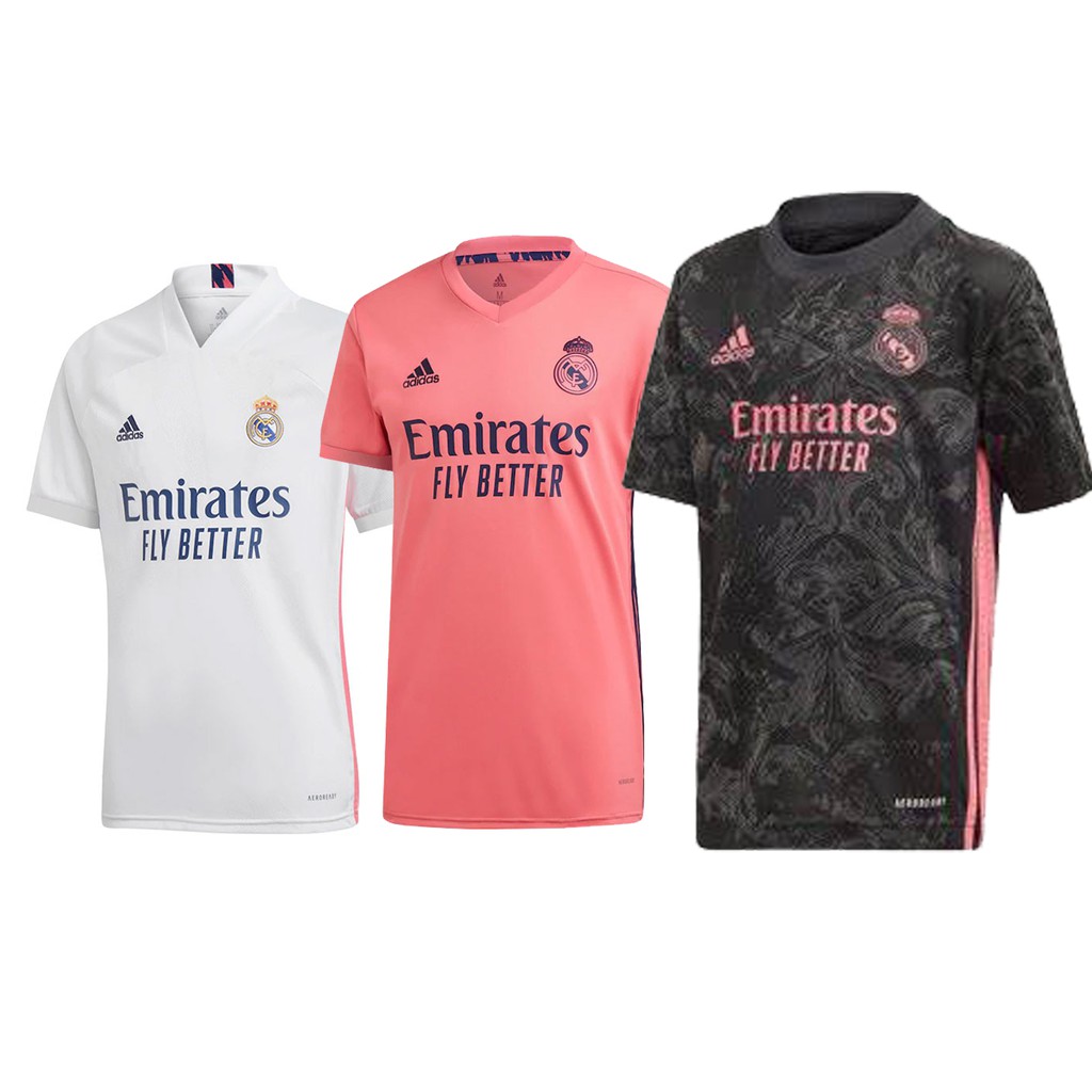 real madrid home away and third kit