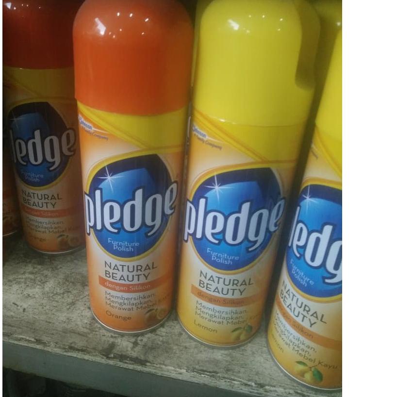 Terjangkau Pembersih Pengkilap Furniture KAYU body mobil sepeda motor Pledge Lemon / Orange 350gr ,.