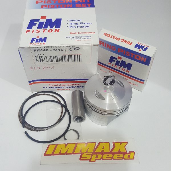 Piston Bore Up Dome Mio Pen 15 57mm 57.5mm 58mm 58.5mm 59mm pen15 Jenong Fim Izumi 57 57.5 58 58.5 5