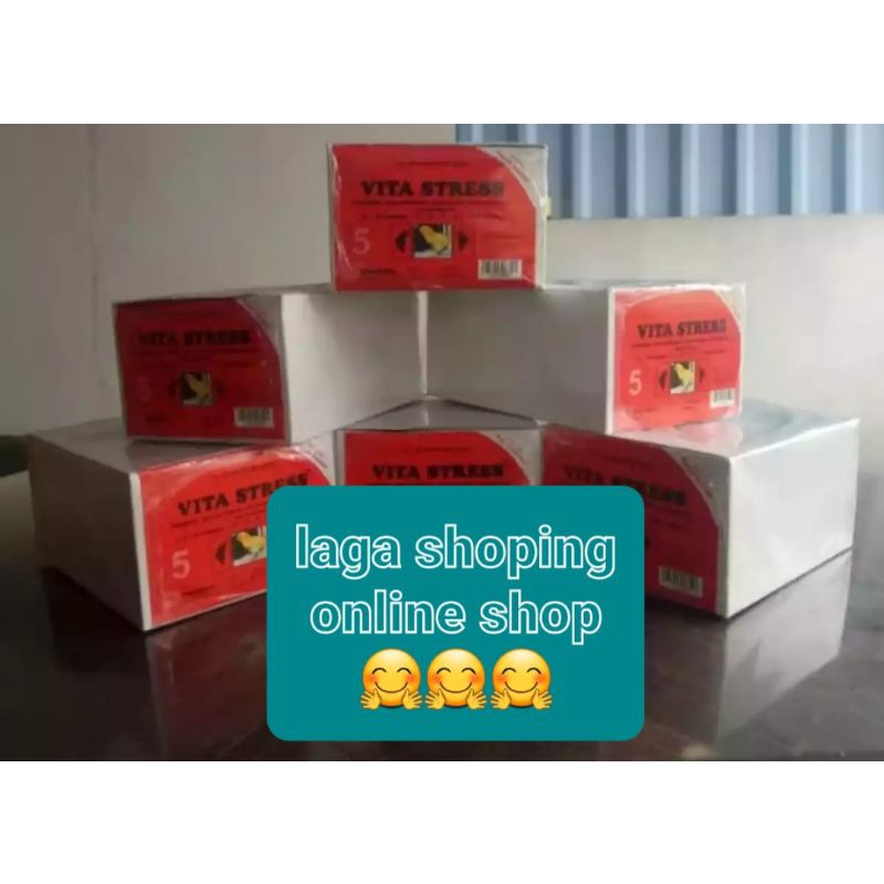 1dus vita stress 40bks vitastress 200 gram obat vitamin ayam nafsu makan cegah sakit stres pindah kandang perubahan cuaca anak dewasa asli medion