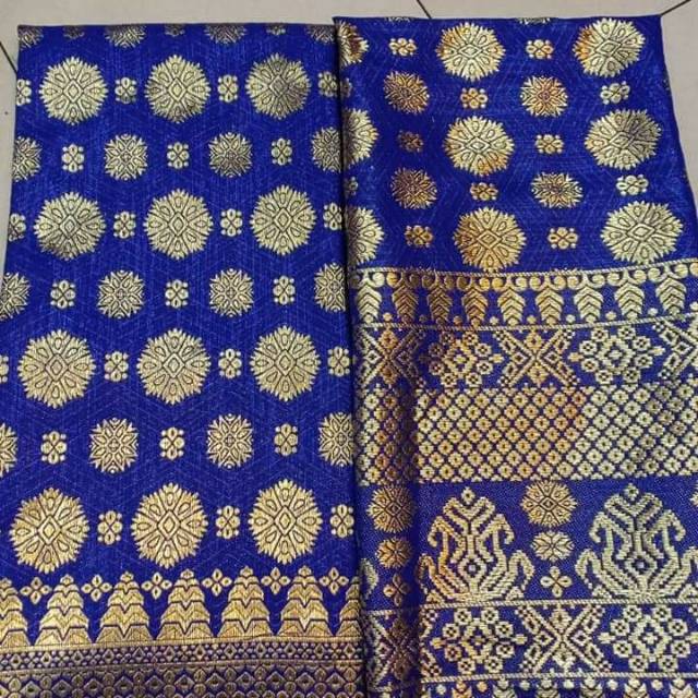 Songket tenun mesin palembang
