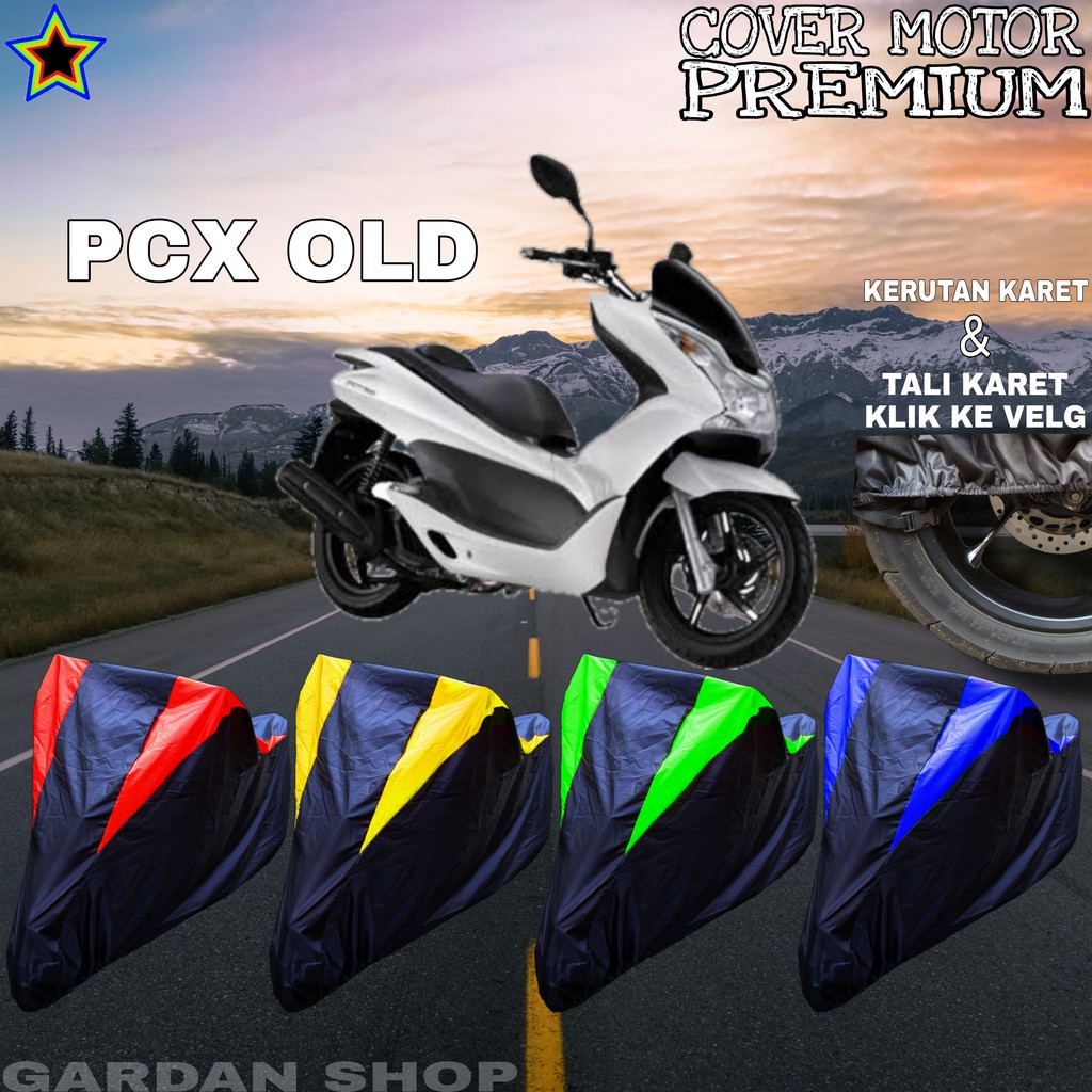 Sarung Motor PCX OLD Hitam KOMBINASI Body Cover Penutup Pcx PREMIUM