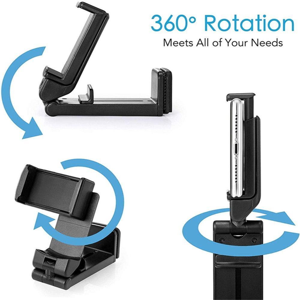 Top Phone Holder Dudukan Meja Portable Praktis Memegang 360penyangga Yang Dapat Diputar