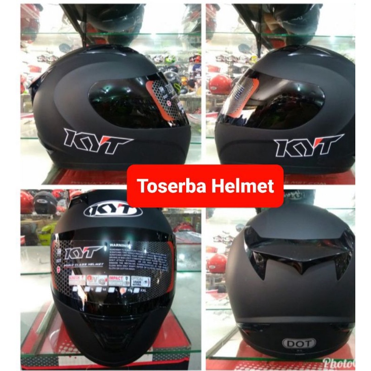 HELM KYT R10 BLACK DOFF