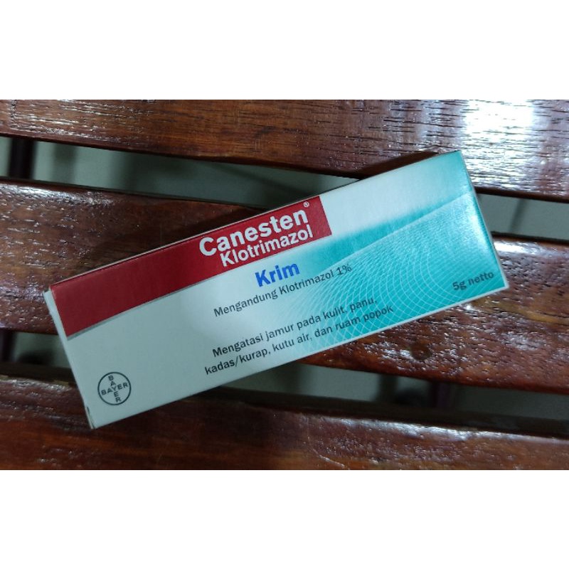 Canesten Krim 5 gram / Mengatasi Jamur Kulit / Kutu Air