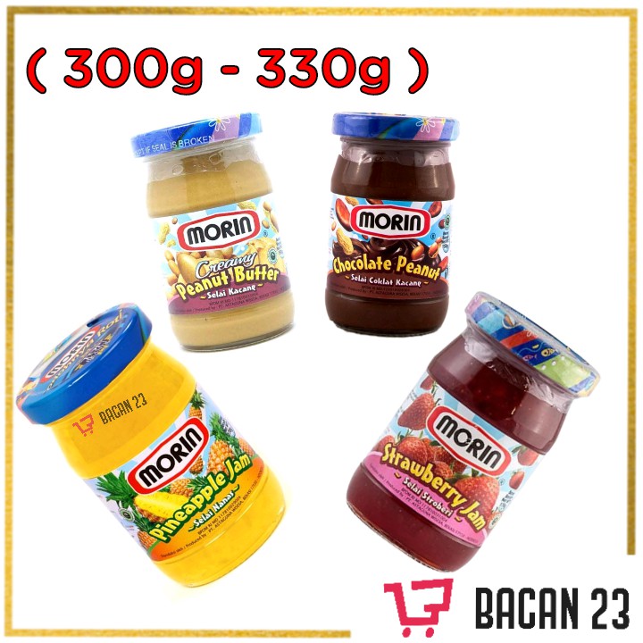 Selai Morin (300-330g) ( Selai Cokelat / Kacang / Strawberry / Nanas ) / Bacan 23 - Bacan23