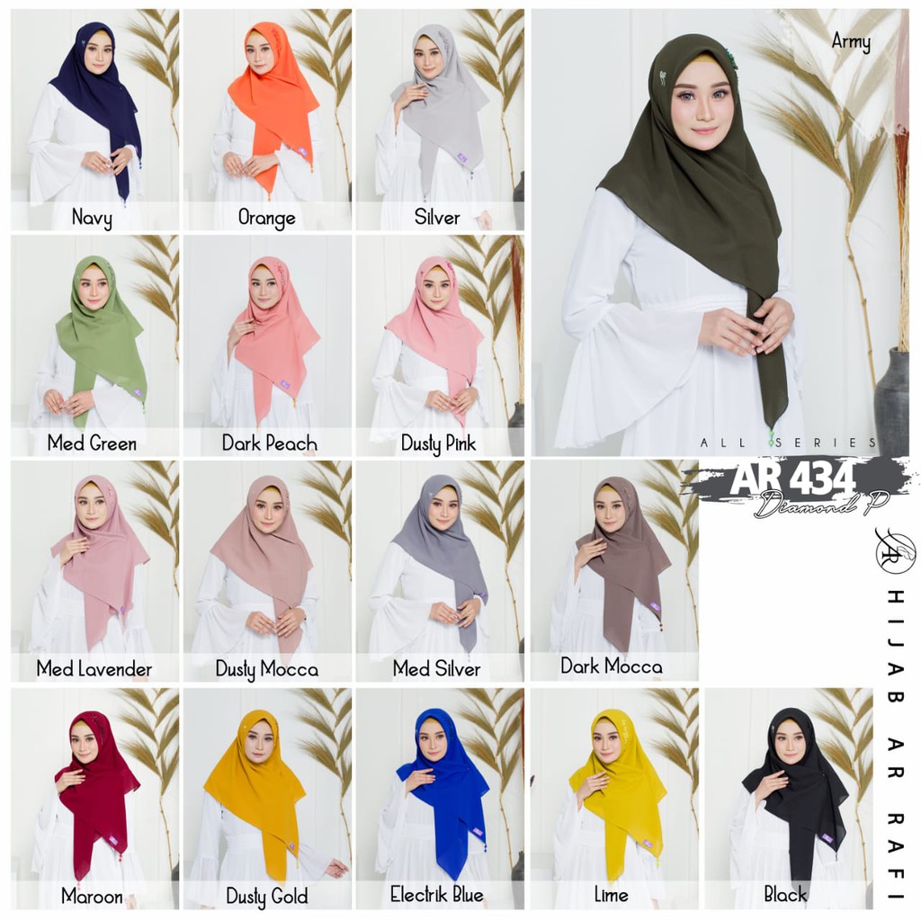 AR 434 HIJAB SQUARE SEGI EMPAT